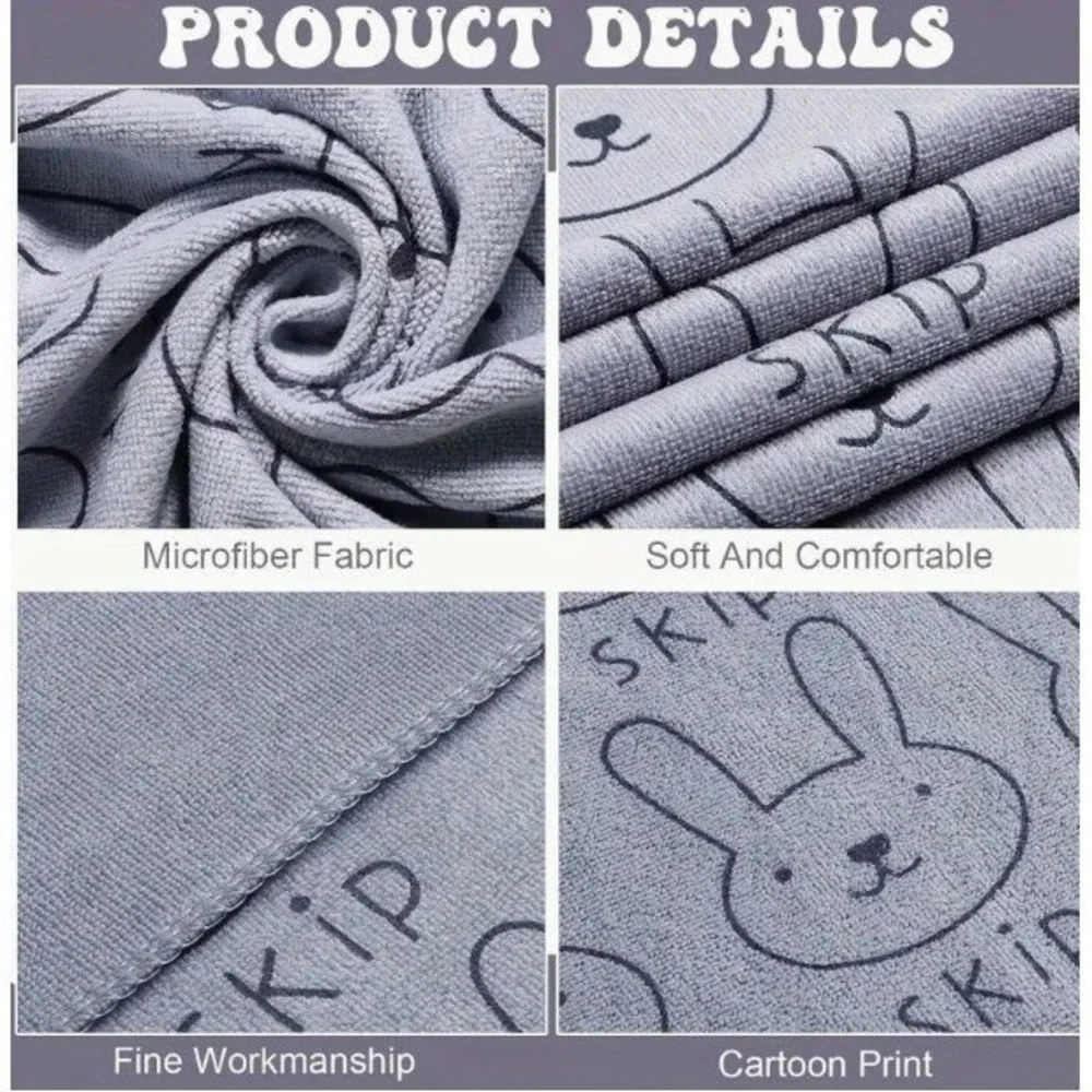 Super Absorbent Microfiber Pet Quick Drying Towels XS 14